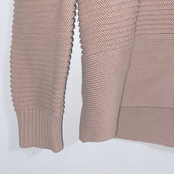 Vince Camuto Womens Oversized Rib Knit Sweater in Mauve Dusty Rose - Picture 6 of 8